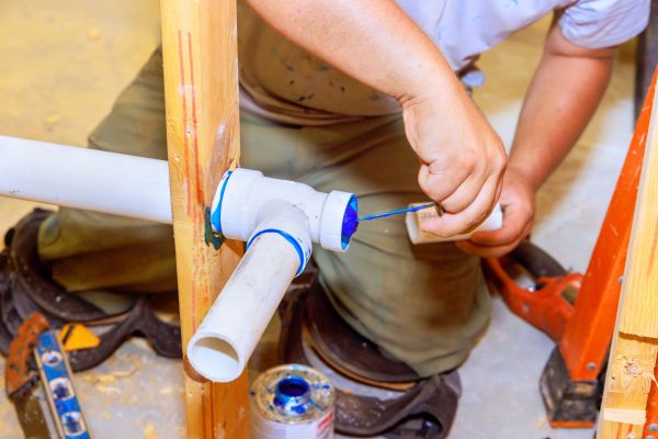 PVC Pipe Placement in Fredericksburg